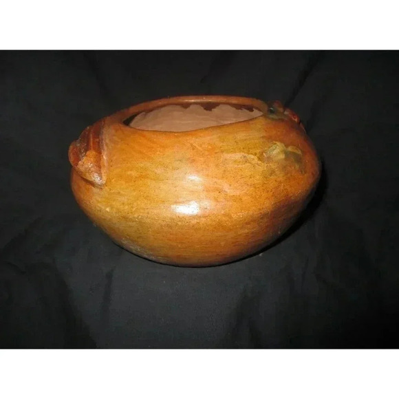 Navajo Native American Pottery. Corn Motif, Southwest Pottery, New Mexico - Picture 4 of 8